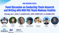 Attend the fourth Panel Discussion in the MSB Webinar Series 2024